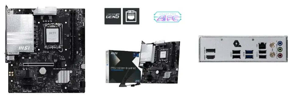 2月13日発売 MSI PRO H810M-B WIFI6E、Wi‑Fi6E搭載