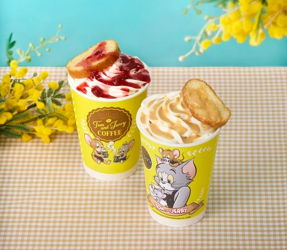 2月18日開始　タリーズ×トムとジェリー限定ドリンク＆グッズ