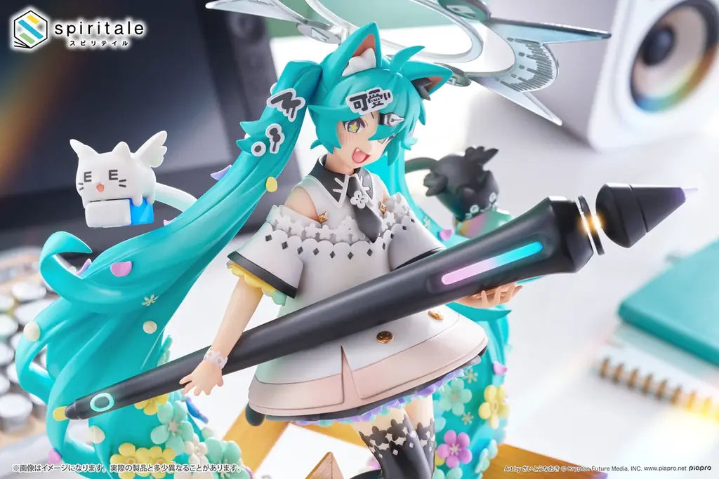 高品質フィギュアブランド『spiritale』ー初音ミク×さいとうなおき 初音ミクのフィギュアをつくってみた！～お絵描きver.～ 1/7スケールフィギュア登場！ 画像 11