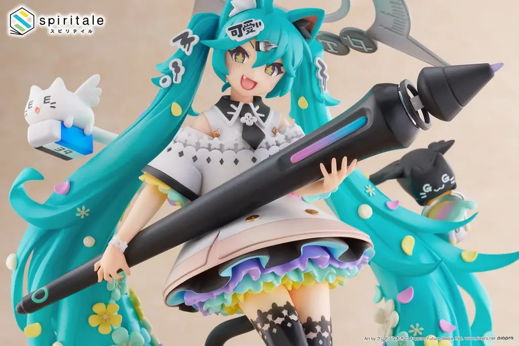 高品質フィギュアブランド『spiritale』ー初音ミク×さいとうなおき 初音ミクのフィギュアをつくってみた！～お絵描きver.～ 1/7スケールフィギュア登場！ 画像 13
