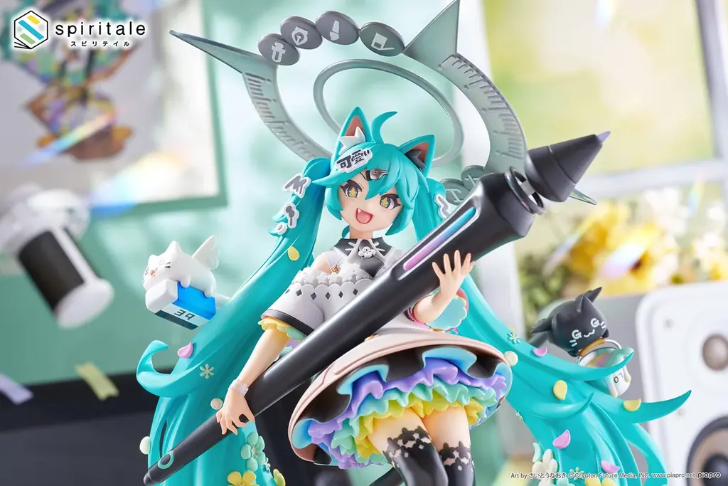 高品質フィギュアブランド『spiritale』ー初音ミク×さいとうなおき 初音ミクのフィギュアをつくってみた！～お絵描きver.～ 1/7スケールフィギュア登場！ 画像 15
