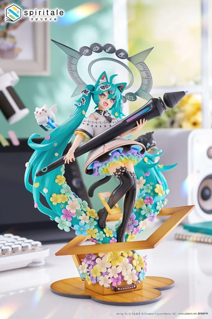 高品質フィギュアブランド『spiritale』ー初音ミク×さいとうなおき 初音ミクのフィギュアをつくってみた！～お絵描きver.～ 1/7スケールフィギュア登場！ 画像 2