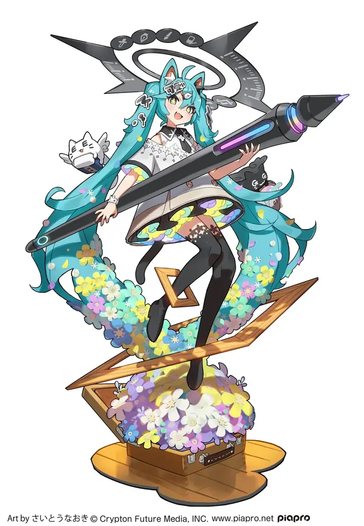 高品質フィギュアブランド『spiritale』ー初音ミク×さいとうなおき 初音ミクのフィギュアをつくってみた！～お絵描きver.～ 1/7スケールフィギュア登場！ 画像 3