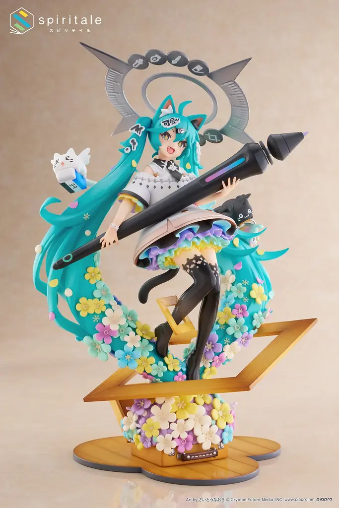 高品質フィギュアブランド『spiritale』ー初音ミク×さいとうなおき 初音ミクのフィギュアをつくってみた！～お絵描きver.～ 1/7スケールフィギュア登場！ 画像 4