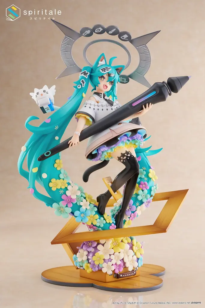 高品質フィギュアブランド『spiritale』ー初音ミク×さいとうなおき 初音ミクのフィギュアをつくってみた！～お絵描きver.～ 1/7スケールフィギュア登場！ 画像 8