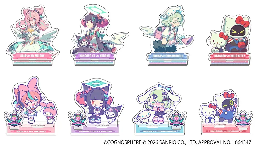 『ゼンレスゾーンゼロ』と『サンリオキャラクターズ』のコラボ商品がアニメイトで2月11日発売！　さらに、特典がもらえるフェアを開催するほか、店舗装飾などの関連施策も実施!! 画像 2