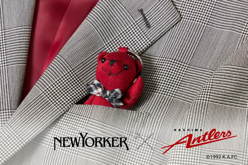 2/13予約開始｜NEWYORKER×鹿島 赤ベアチャーム