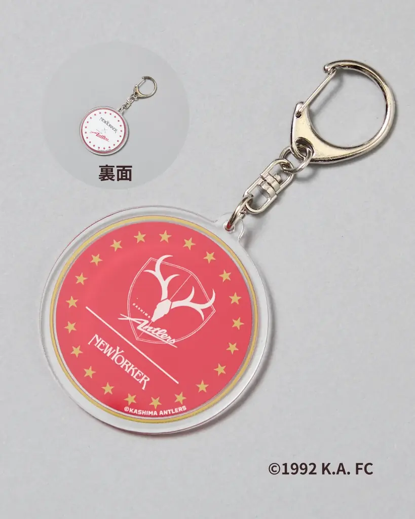 ニューヨーカー×鹿島アントラーズ 【アントラーズ レッド ベアチャーム】が登場！公式通販サイト「NYオンライン」にて2月13日（金）12時より先行予約開始 画像 3