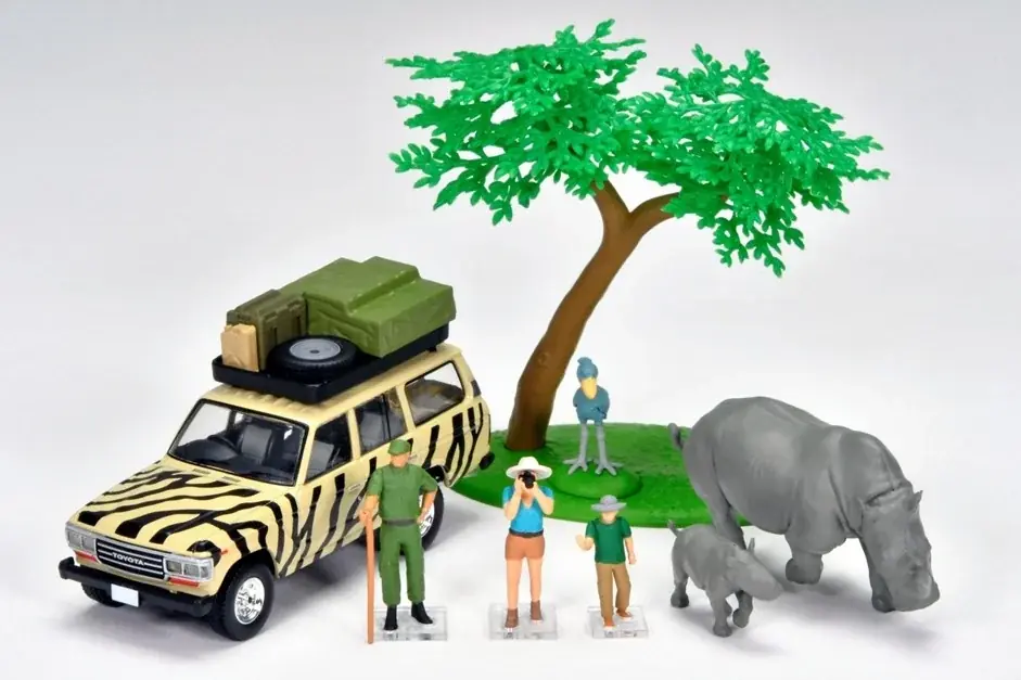 ハイクオリティ動物フィギュアとミニカーで映え写真を撮ろう！海洋堂×トミカリミテッド ヴィンテージ コラボ「ジオコレ６４＃カースナップ」第２弾　２０２６年７月発売！ 画像 11