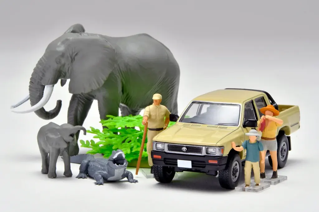 ハイクオリティ動物フィギュアとミニカーで映え写真を撮ろう！海洋堂×トミカリミテッド ヴィンテージ コラボ「ジオコレ６４＃カースナップ」第２弾　２０２６年７月発売！ 画像 16