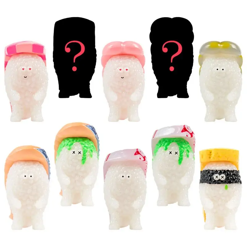 寿司怪獣「スシエルエー」のフィギュアコレクション第三弾が登場。待望の新ネタ！？「たこ」と「しめさば」が仲間入り。 画像 2