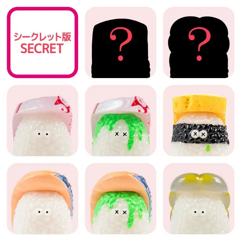 寿司怪獣「スシエルエー」のフィギュアコレクション第三弾が登場。待望の新ネタ！？「たこ」と「しめさば」が仲間入り。 画像 5