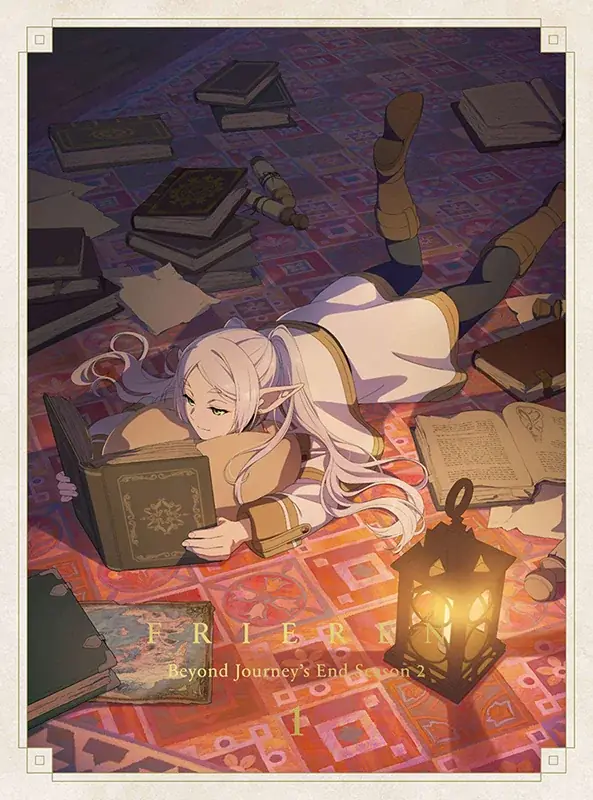 「『葬送のフリーレン』Season 2 Blu-ray＆DVD Vol.1～3」のアニメイト特典絵柄が公開！　フリーレン＆フェルンの描き下ろしイラストを使用した特典が多数付属!! 画像 2