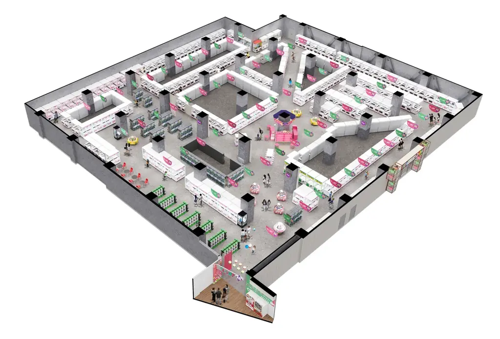 ついにオープン！約2,400平米の広さのクレーンゲーム専門店「クレーン横丁 極(きわみ)」が千葉県初出店！コーナン船橋花輪インター店に２月10日(火)にオープン 画像 2