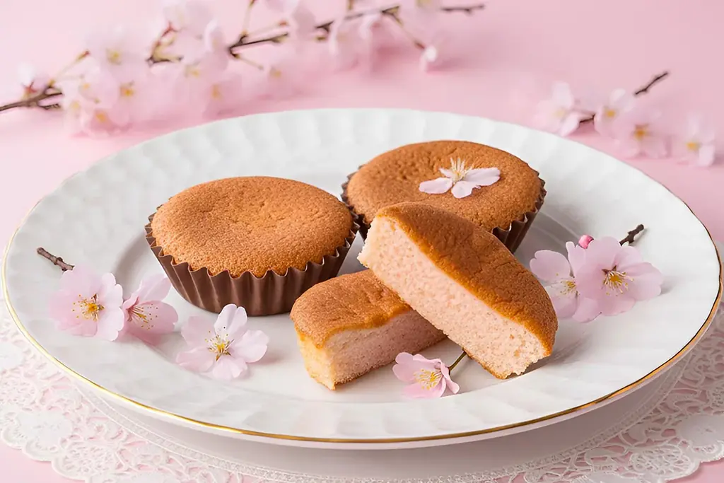 【桜スイーツ人気No.1】口の中で、桜の花が舞うような味わい。ふんわりシフォン食感の「桜マドレーヌ」が2/8より登場 画像 1