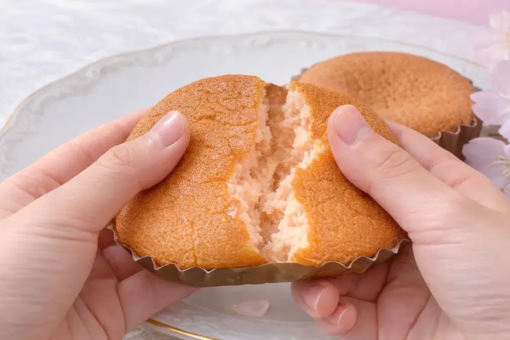 【桜スイーツ人気No.1】口の中で、桜の花が舞うような味わい。ふんわりシフォン食感の「桜マドレーヌ」が2/8より登場 画像 4