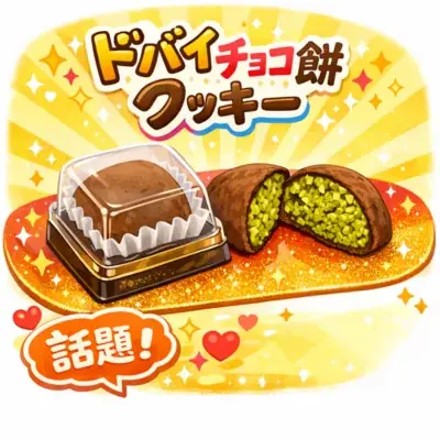 SNSで話題沸騰！ドバイチョコ餅クッキー / ドゥチョンク（두쫀쿠）を卸販売中！ 画像 3