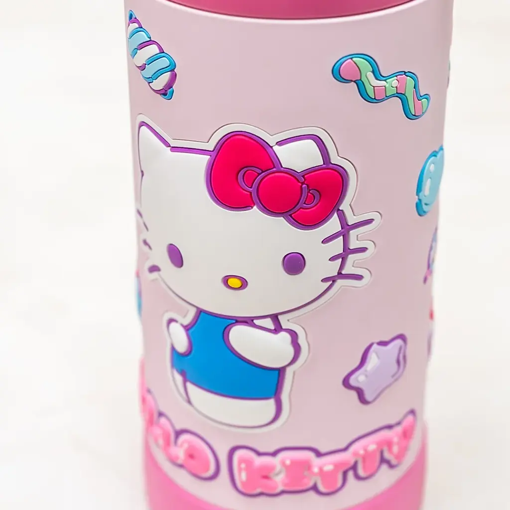 【サンリオキャラクターズ】ぷっくり立体デコレーションが可愛い！スケーターから「マシュグミ」ワンプッシュダイレクトボトルが登場 画像 2