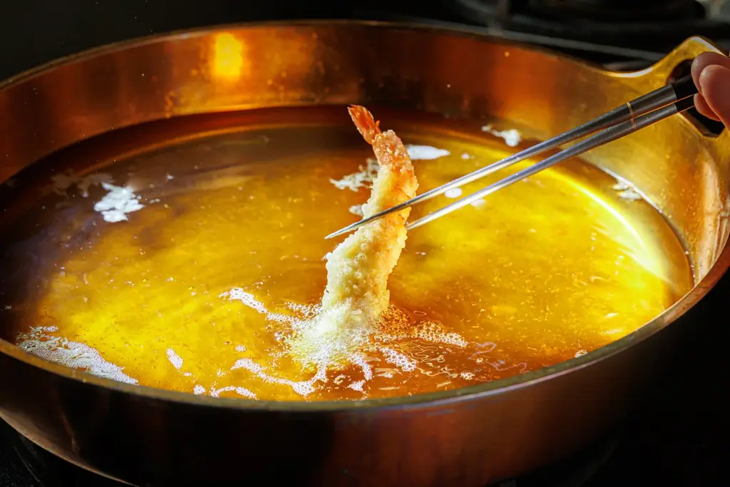 松葉蟹と山菜の天ぷら会席