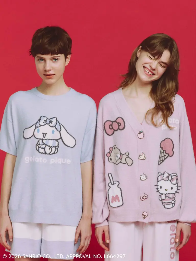 【gelato pique(ジェラート ピケ)】初コラボレーションの「GELATO PIQUE ♡ SANRIO CHARACTERS」！リミテッドコンセプトストア対象4店舗にて3月11日(水)発売！ 画像 3