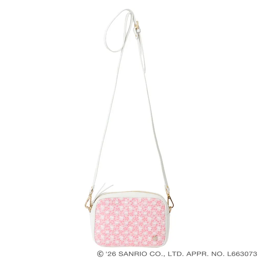 「Sanrio characters × DIANA」桜柄の西陣織にハローキティ柄をプリントした特別感溢れる素材を使用した新シリーズが登場！ 画像 13