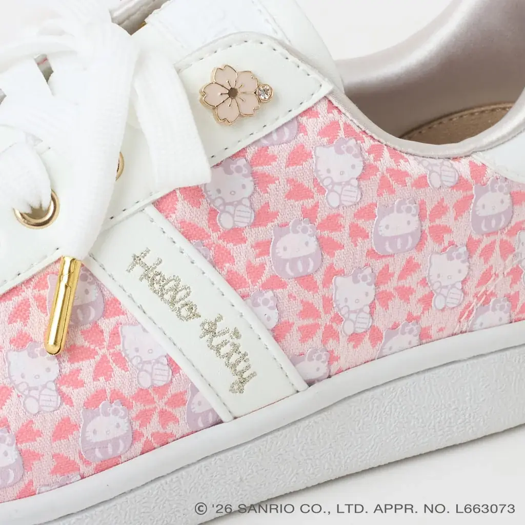 「Sanrio characters × DIANA」桜柄の西陣織にハローキティ柄をプリントした特別感溢れる素材を使用した新シリーズが登場！ 画像 9
