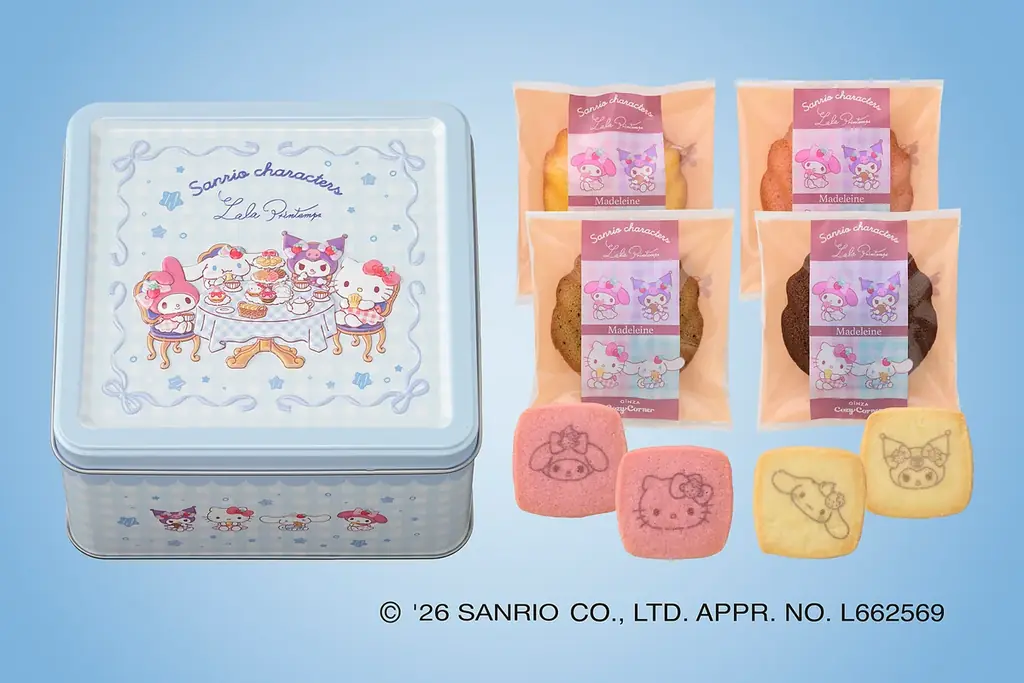 【銀座コージーコーナー】サンリオキャラクターズとのコラボ限定デザインで登場！ホワイトデー期間限定の焼菓子ギフト「la la printemps（ララプランタン）」 画像 6