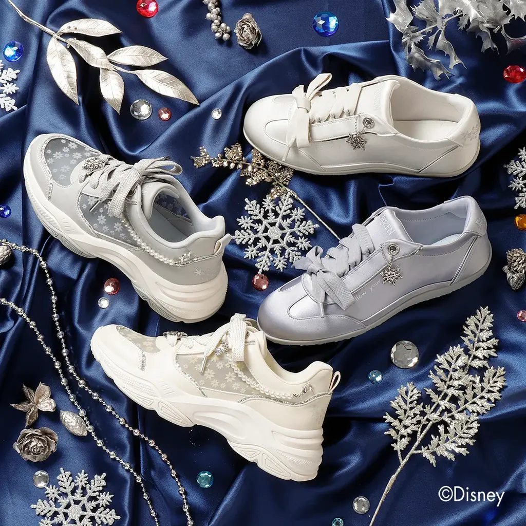 【ABC-MART限定】中川翔子さん描きおろし『アナと雪の女王』がシューズに　「ディズニー フローズン アート コレクション BY 中川翔子」モチーフ スペシャルコレクション登場 画像 2