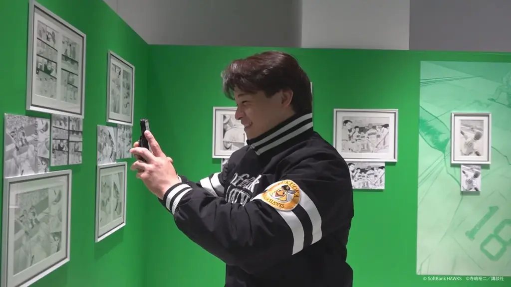 【福岡ソフトバンクホークス】松本晴投手・谷川原選手が「大『ダイヤのＡ actⅡ』原画展」福岡展に来場！開催は3月14日（土）まで 画像 4