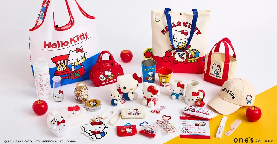 【one’sterrace】「HELLO KITTY」グッズが大集合！店頭イベントを2月13日（金）より開催！ 画像 1