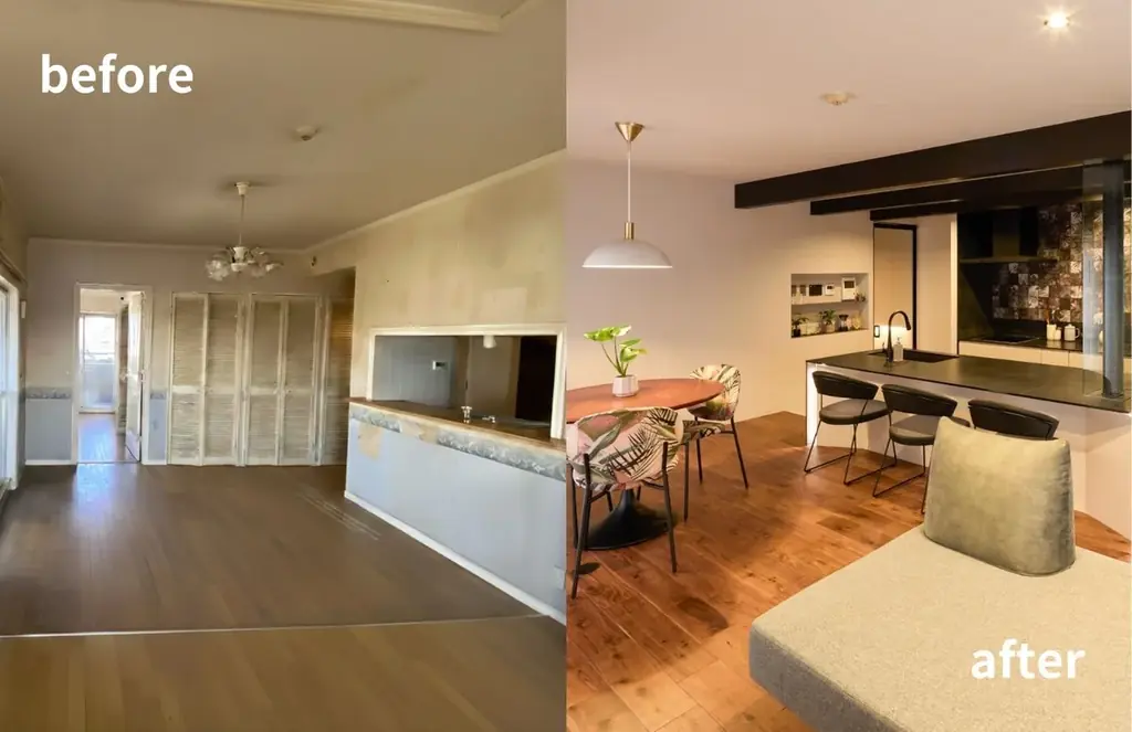 毎日がホテル気分に。造作キッチンと回遊動線で暮らしが整う、「暖炉のあるマンションリノベ」見学会を愛知県岡崎市で開催決定 画像 2