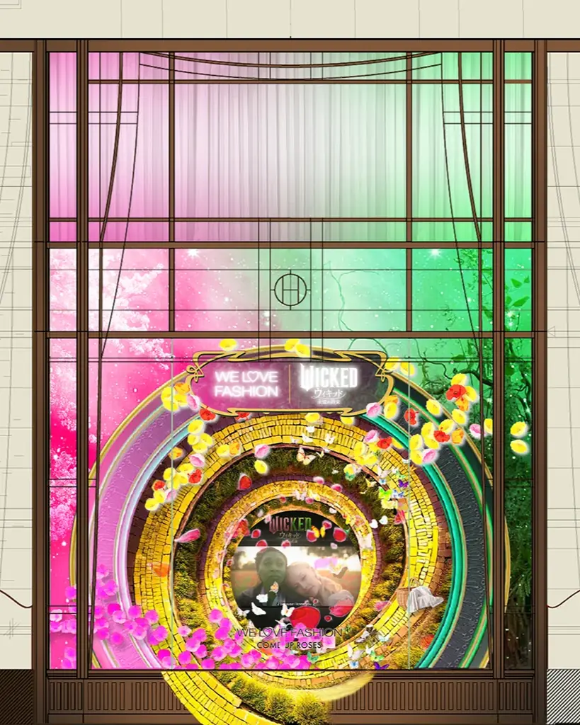 【阪急うめだ本店】映画『ウィキッド 永遠の約束』とコラボレーション！今ここだけのブランドコラボや巨大ウィンドー7面も大変身 画像 2