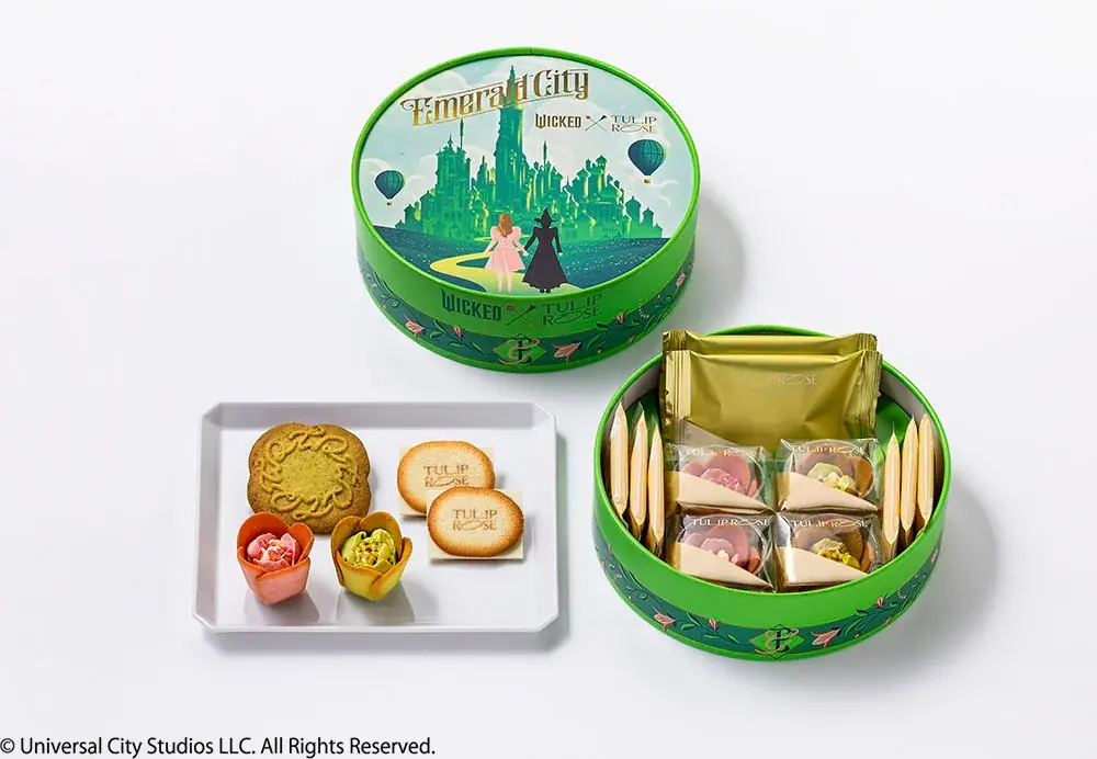 映画『ウィキッド 永遠の約束』のコラボ第2弾！“エメラルドシティ”がテーマのスペシャルボックスを新発売【TOKYOチューリップローズ】 画像 5