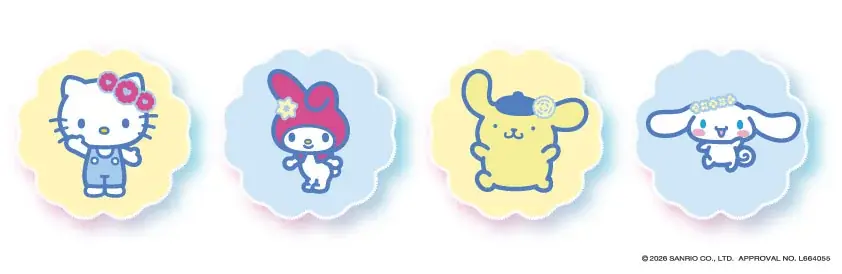 アンドエスティがサンリオの新アプリ「Omoide Badge」を活⽤した春の体験型キャンペーン「and ST Omoide Badge spring collection」を 2 月 27 日より開催 画像 2