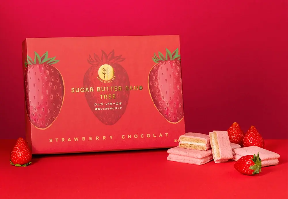 【シュガーバターの木】苺40%の“濃苺ショコラ”でまるごと包んだ、春だけの贅沢サンド新登場！全国通販も 画像 3