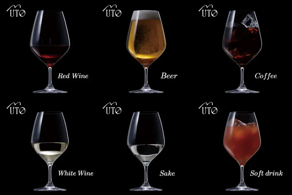 【新発売】自由に楽しむギフトスタイル。それぞれの“ちょうどいい”に寄り添うショートステムグラス『UTO』1脚入りギフトボックス 画像 2