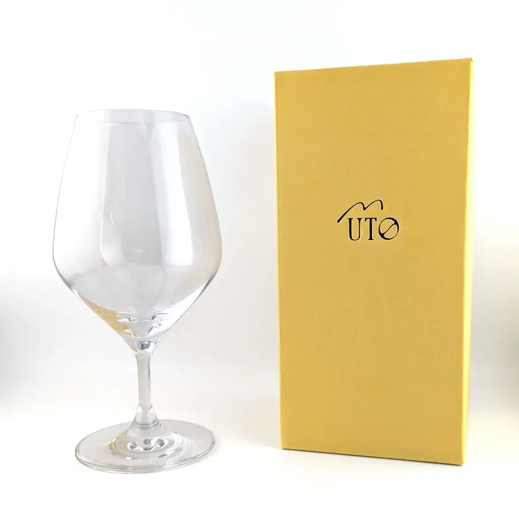 【新発売】自由に楽しむギフトスタイル。それぞれの“ちょうどいい”に寄り添うショートステムグラス『UTO』1脚入りギフトボックス 画像 6