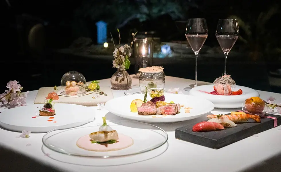 2/23〜3/1限定｜オリエンタルヒルズ沖縄で桜の3シェフ共演