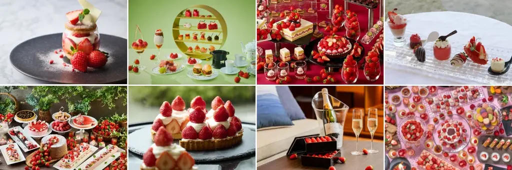 【JR西日本ホテルズ】7ホテルで春の訪れを告げるいちごスイーツを提供～フレッシュいちごの食べ比べや、コンクール受賞パティシエ監修のブッフェなど～ 画像 1