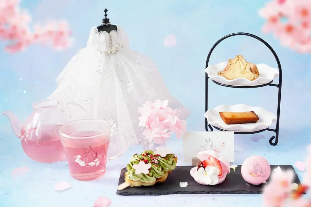魔法にかけられたような非日常体験。「PLACOLE＆DRESSY」のプロデュースカフェで「オーロラプリンセスドレスと桜フェア」を期間限定開催 画像 7