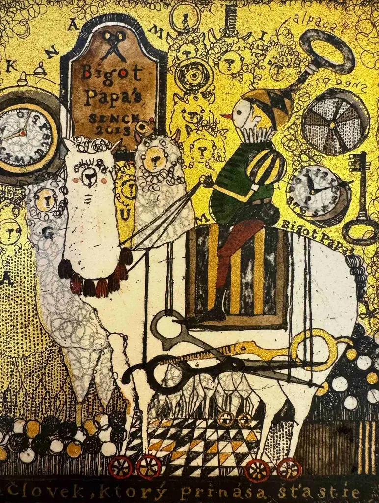 【阪神梅田本店】金箔と銅版画、手彩色で表現される幻想的な”時間旅行”。版画家・坪内好子の個展を開催いたします。 画像 3