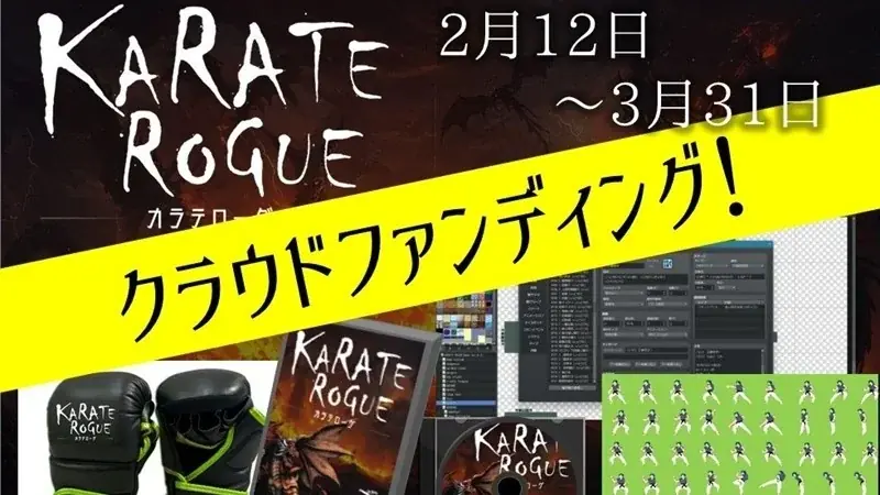KARATE ROGUEがクラファン開始　限定グローブや開発データ提供