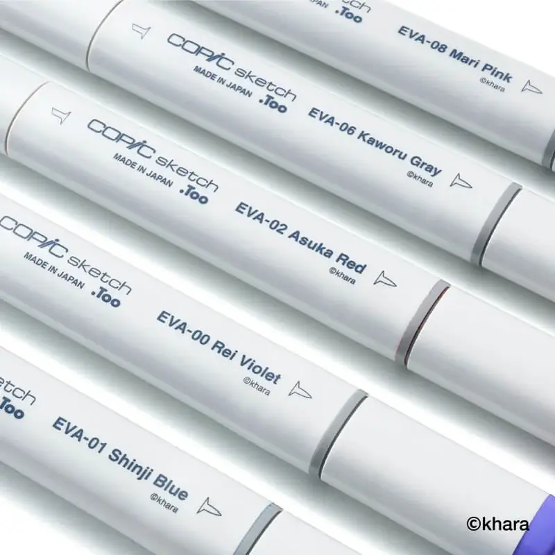 エヴァンゲリオンとコピックが初コラボ！エヴァンゲリオン30周年を彩る、完全限定のコピックスケッチセットが完成 画像 2