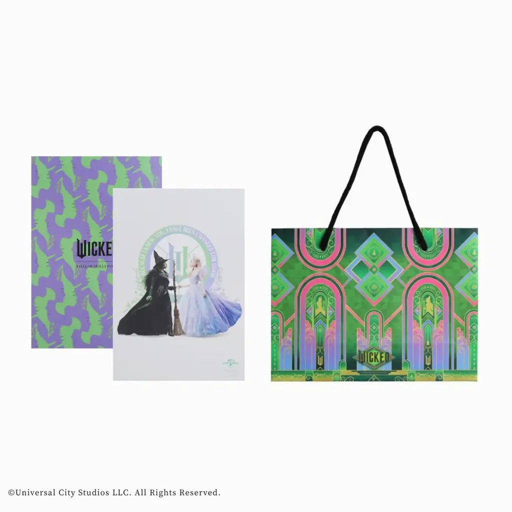 映画『ウィキッド 永遠の約束』とSTELLAR HOLLYWOODがコラボ　― グリンダとエルファバを表現したアクセサリーを発売 ― 画像 2