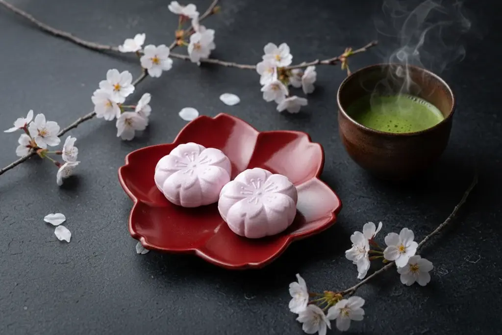 【春限定】ねっちゃり濃厚“食べる桜”が今年も登場！もち米の王様・こがね餅の最中皮×静岡県産桜葉入り餡で味わう「さくら最中」 画像 2