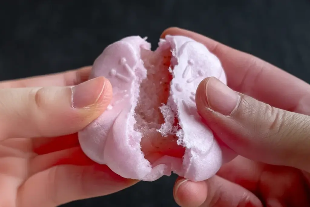 【春限定】ねっちゃり濃厚“食べる桜”が今年も登場！もち米の王様・こがね餅の最中皮×静岡県産桜葉入り餡で味わう「さくら最中」 画像 6