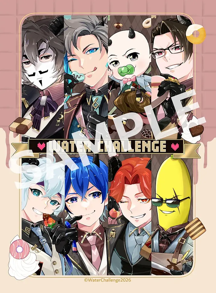 人気動画グループ『ウォーターチャレンジ』の限定ブロマイドをセブン‐イレブンのマルチコピー機にて好評販売中！ 画像 3