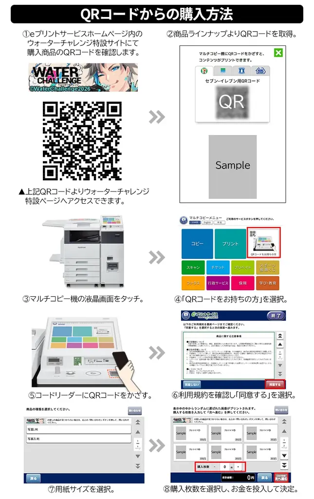 人気動画グループ『ウォーターチャレンジ』の限定ブロマイドをセブン‐イレブンのマルチコピー機にて好評販売中！ 画像 5