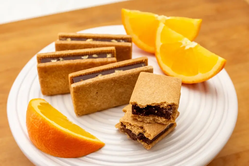 【キル フェ ボン】＜新発売＞大人気の焼菓子、新フレーバー登場！爽やかなオレンジの果肉をとじ込めたガナッシュをたっぷりと。新作「Sandwich aux fruits ORANGE 」 画像 3