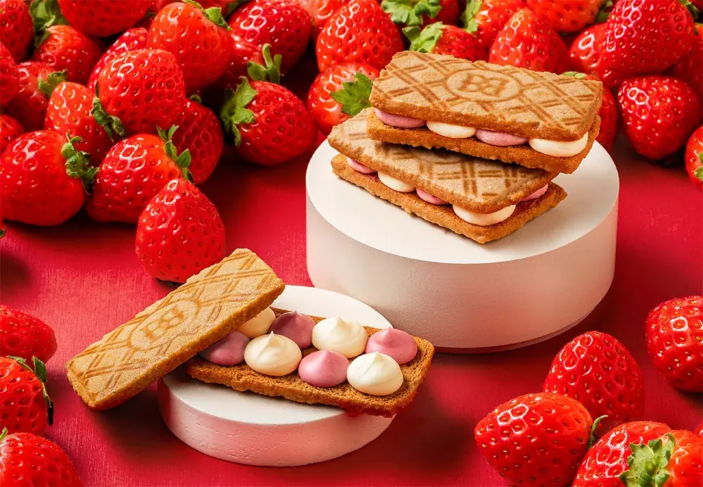 2月15日発売　いちごバターホイップサンド登場